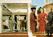 Piero della Francesca Flagellation of Christ painting